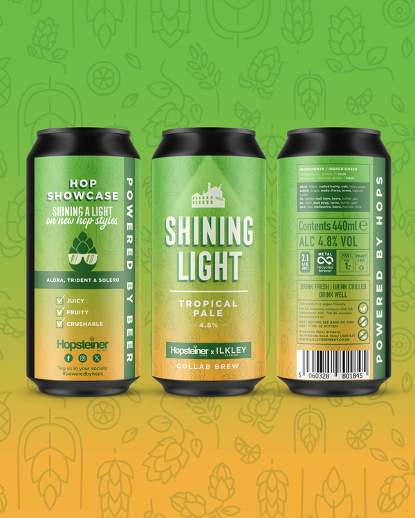 SHINING LIGHT TROPICAL PALE 4.8% ABV - BOX OF 12X440ML CANS