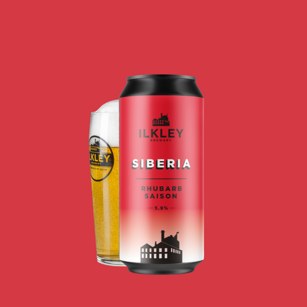 SIBERIA RHUBARB SAISON 5.9% ABV - BOX OF 12X440ML CANS